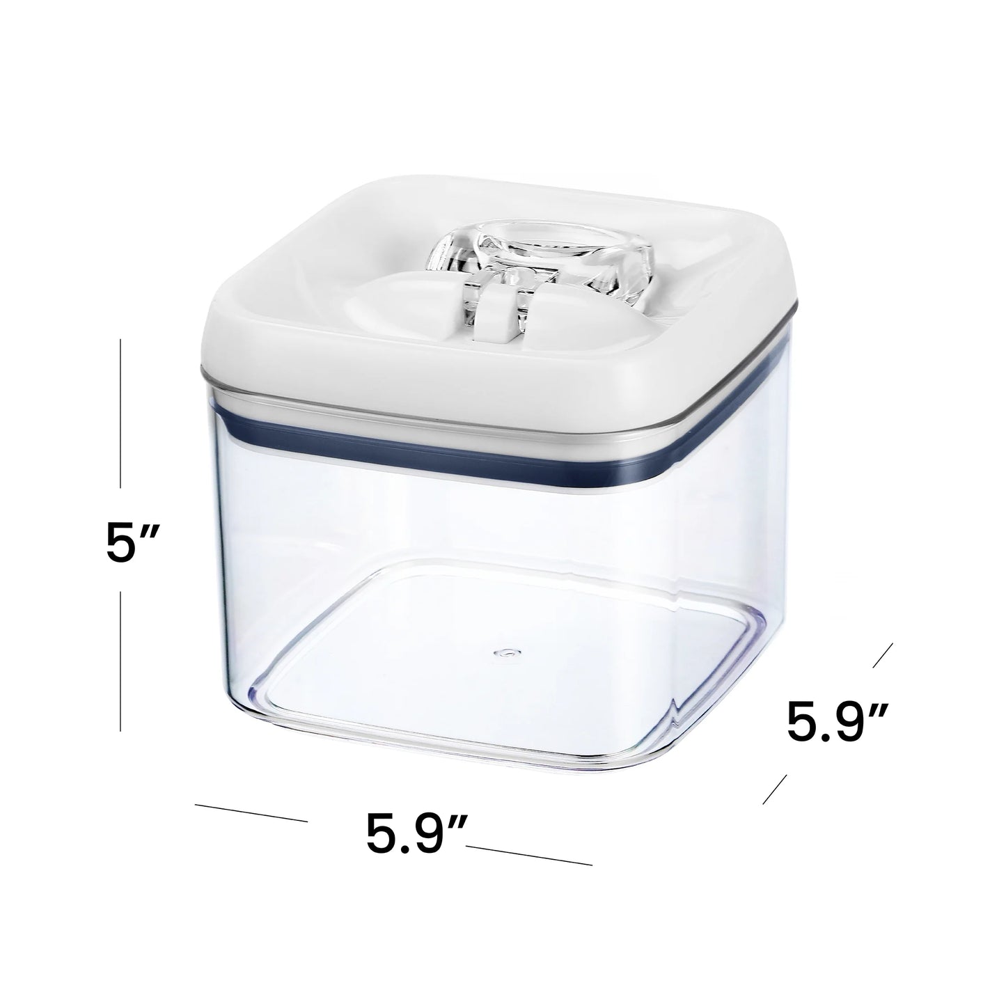 Canister - 6.2 Cup Flip-Tite® Square Food Storage Container