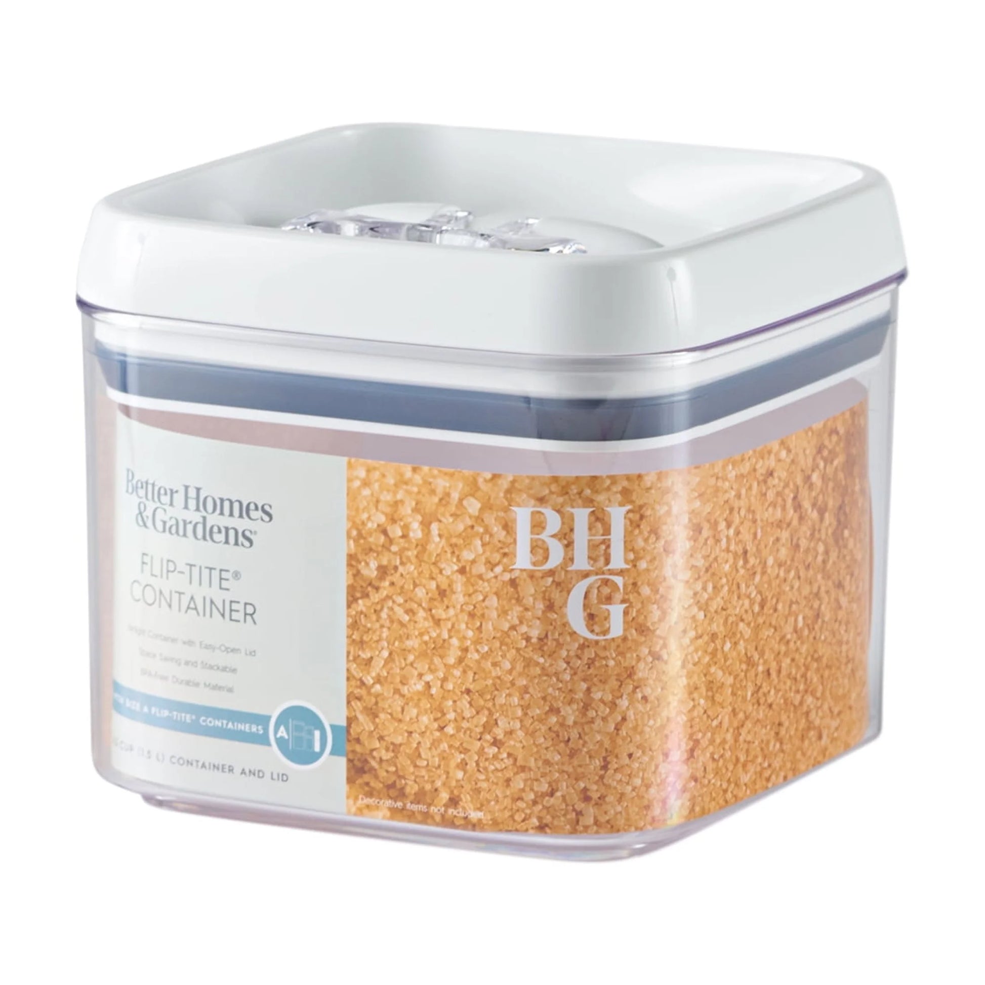 Canister - 6.2 Cup Flip-Tite® Square Food Storage Container