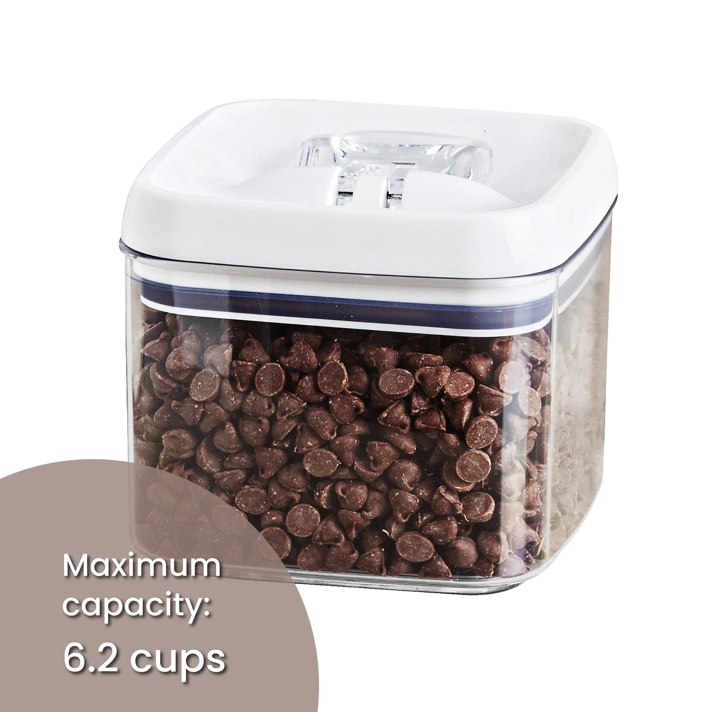 Canister - 6.2 Cup Flip-Tite® Square Food Storage Container